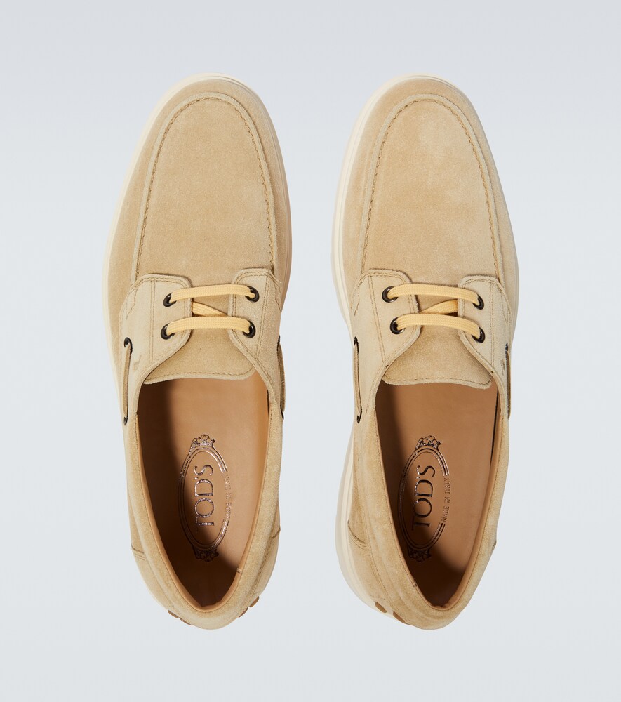 Suede boat shoes