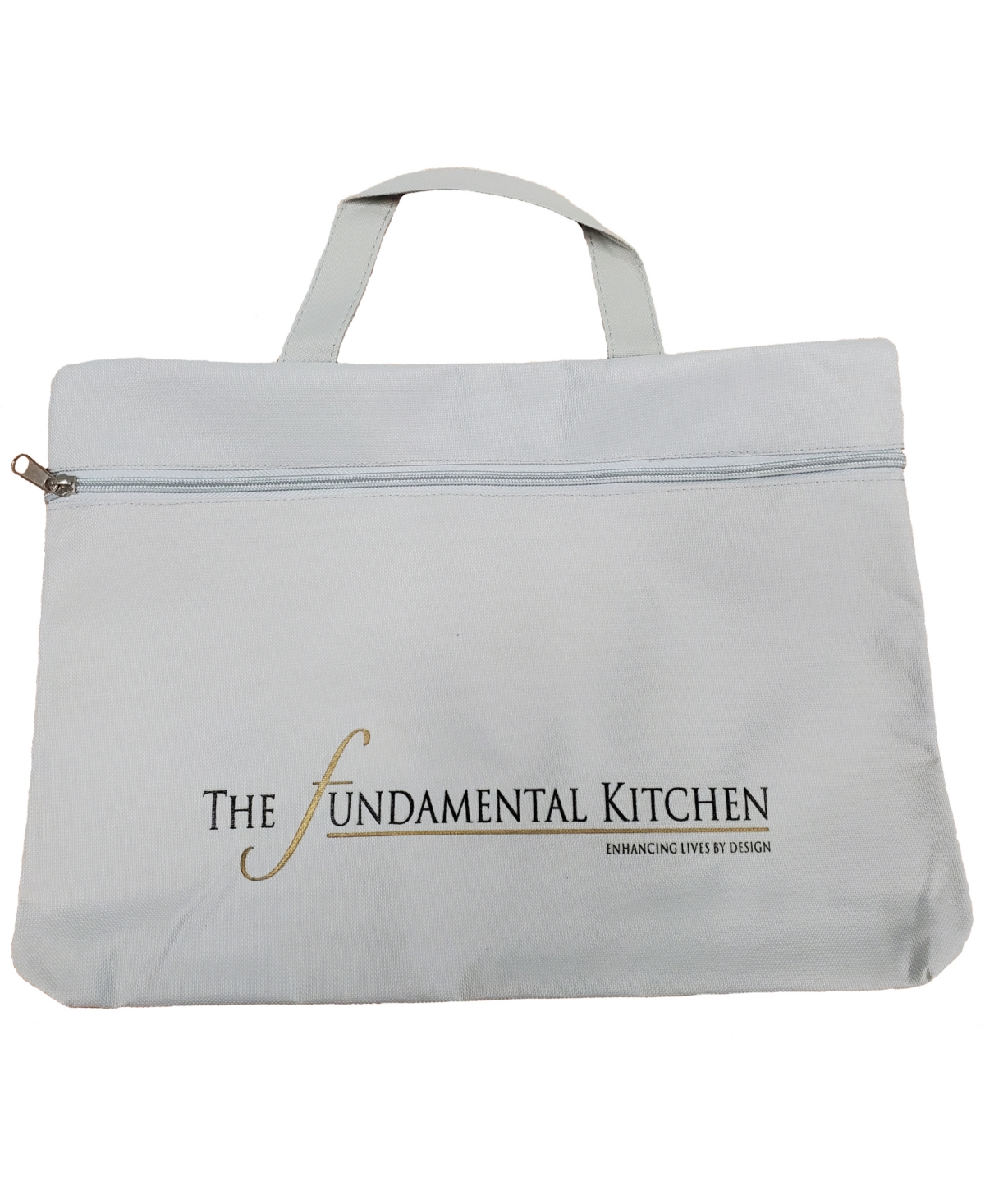 Tfk Canvas Totes with Zipper - Gray