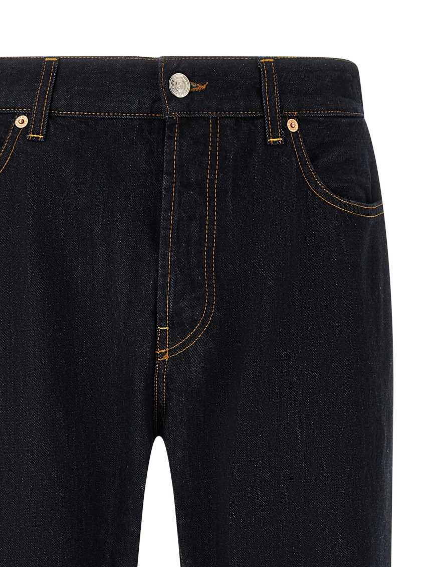 Dark Blue Denim Jeans