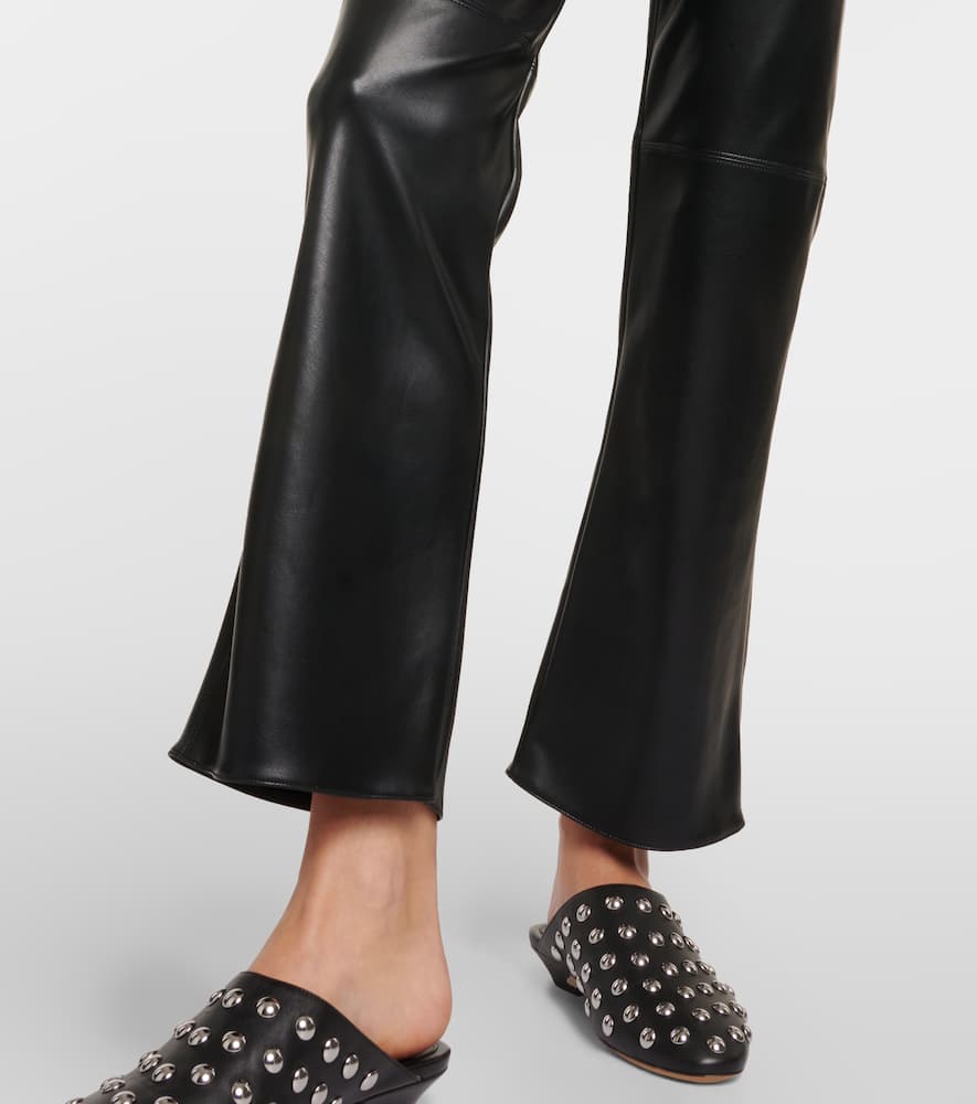 Sublime faux leather flared pants