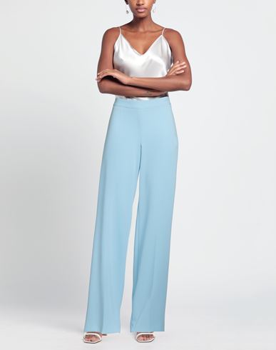 Woman Pants Light blue Size 8 Triacetate, Polyester