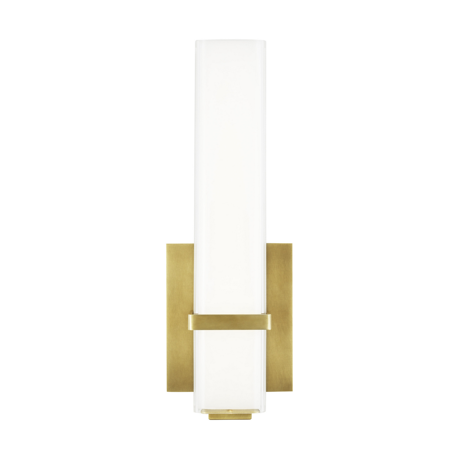 Milan 1-Light 12.20"H LED Bathroom Vanity Light in Natural Bra