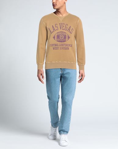 Bowery Man Sweatshirt Mustard Size M Cotton
