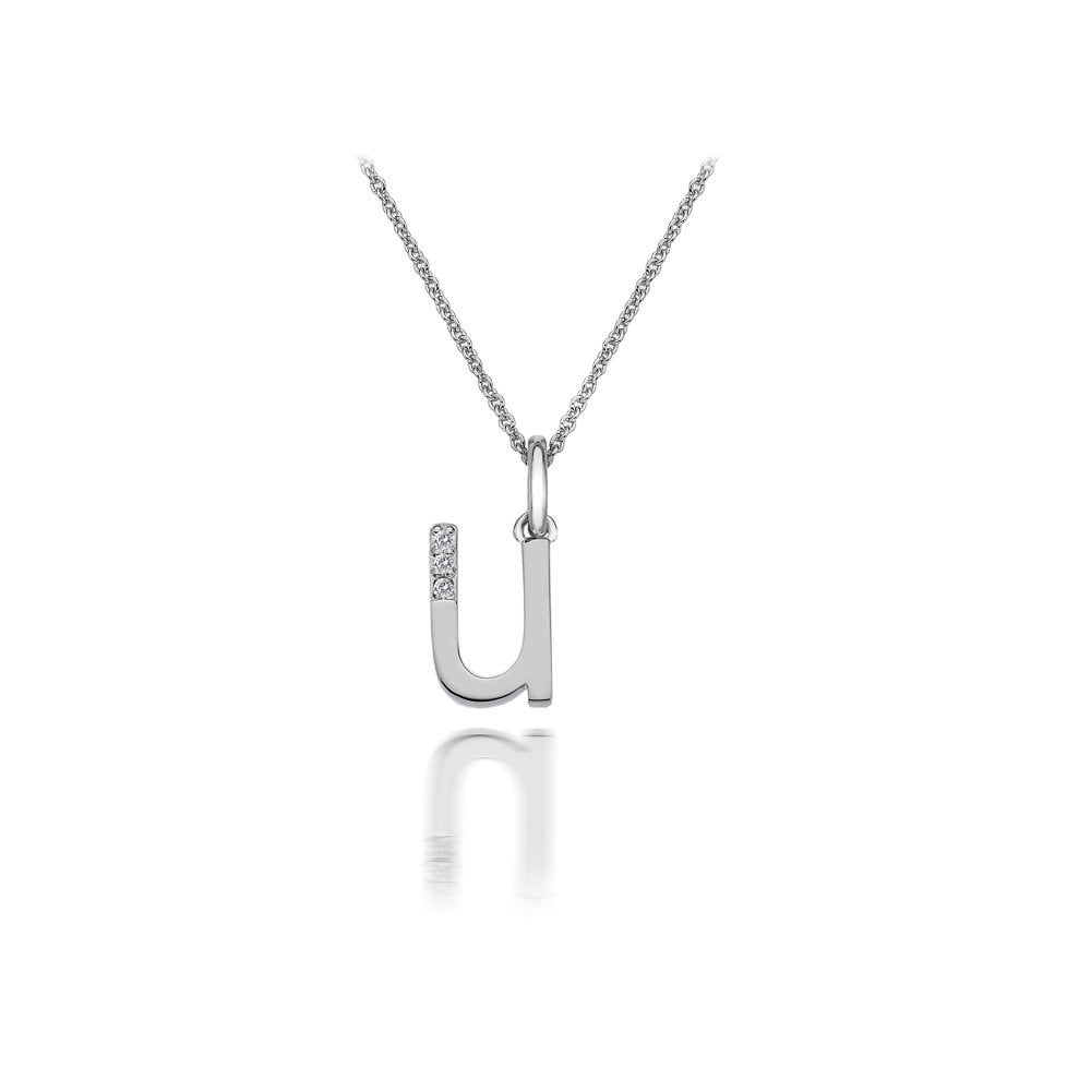 Initial Pendant - Letter U