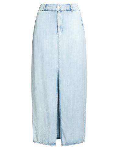 Woman Denim skirt Blue Size S Tencel