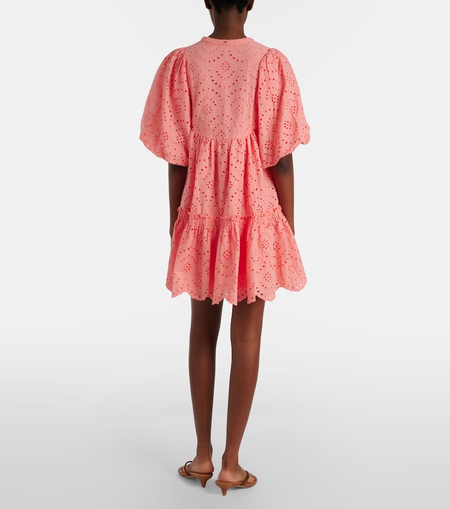 Cruz broderie anglaise cotton minidress