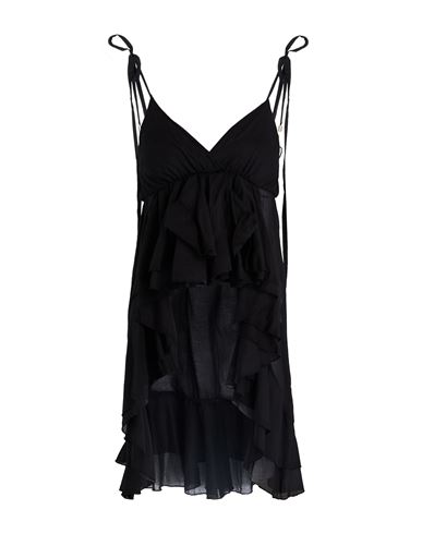 Kaos Woman Top Black Size 4 Cotton
