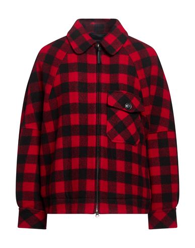 Woman Jacket Red Size L Wool, Polyamide