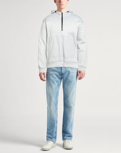 Laminar Man Sweatshirt Light grey Size 40 Polyamide, Cotton