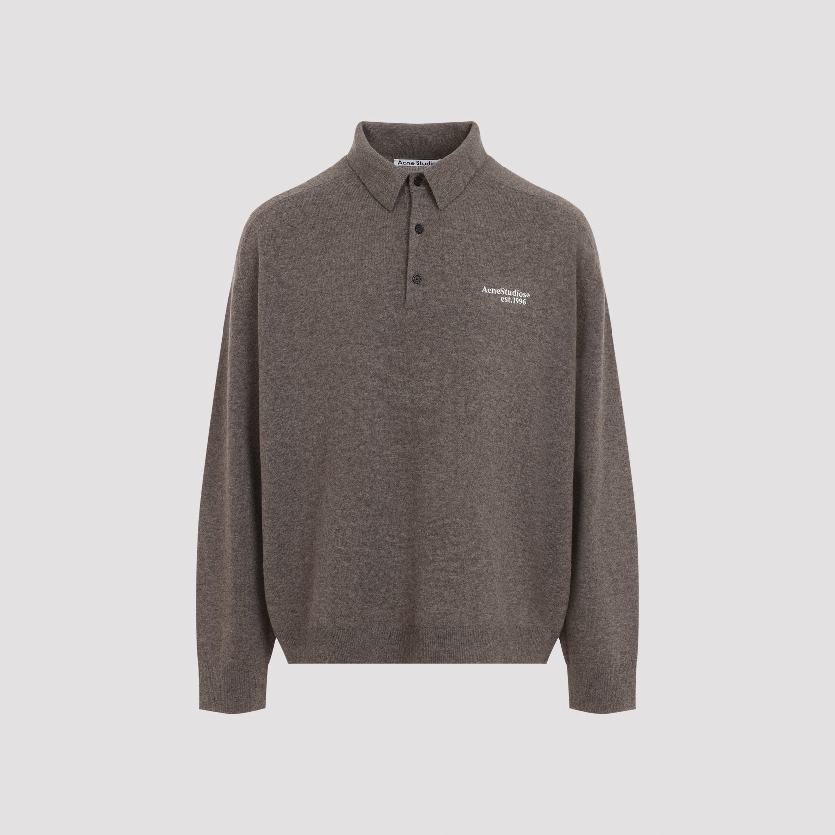 Men's Wool Polo Sweater
