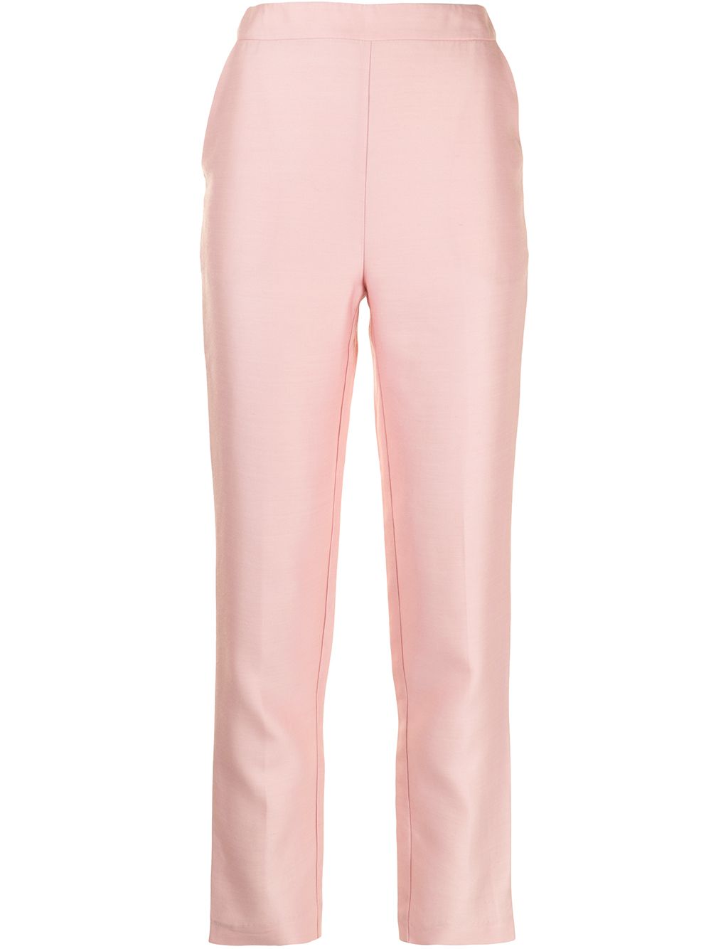 Non Chalant silk-blend trousers - Pink