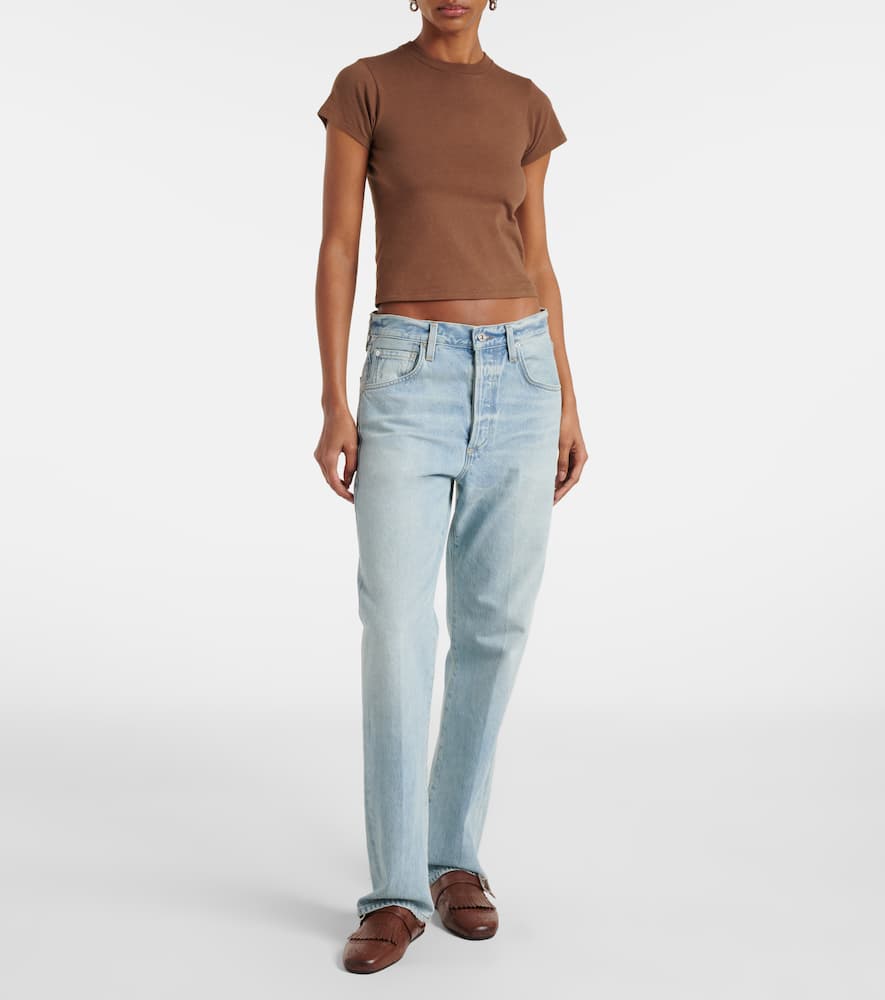 Baretta high-rise straight jeans