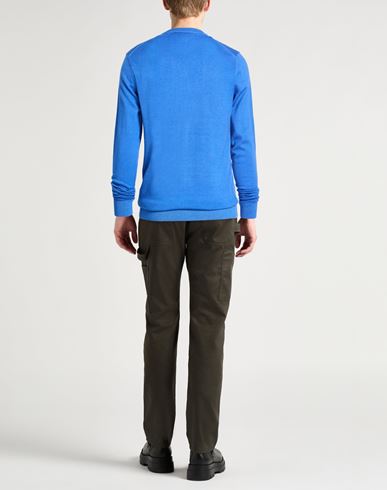 Man Sweater Blue Size M Virgin Wool