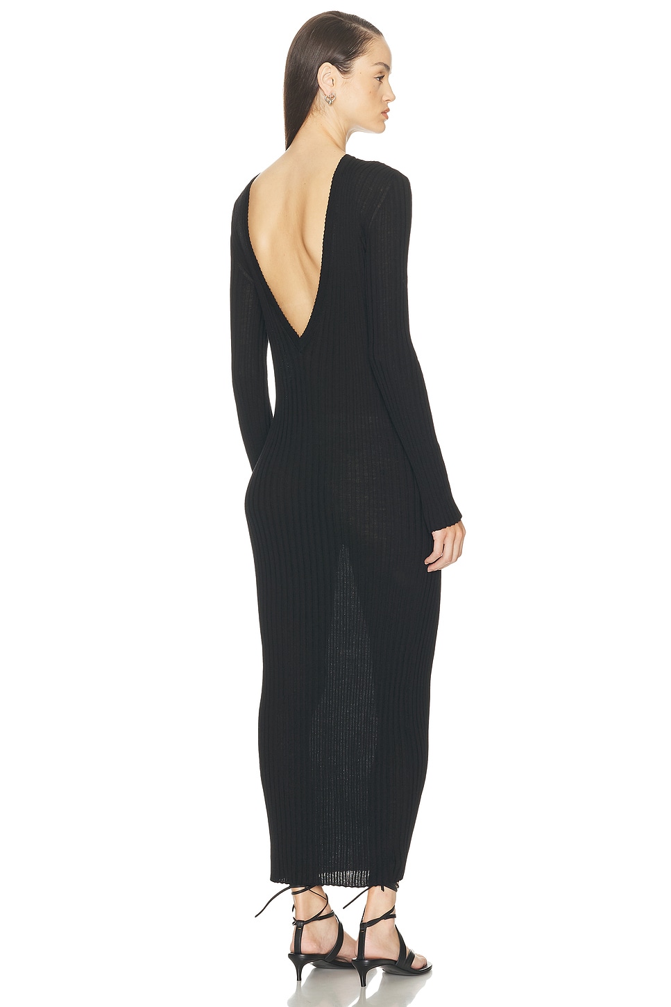 KHAITE Sigrid Dress in Black - Black.  XS also in