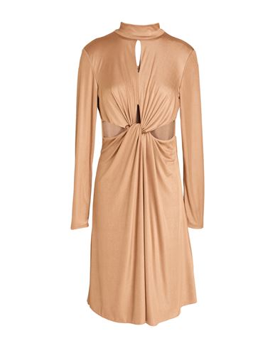 Woman Mini dress Bronze Size M Polyester, Elastane