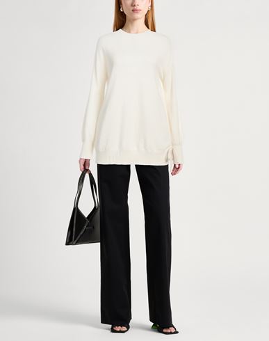 Twinset Woman Sweater Ivory Size M Cashmere