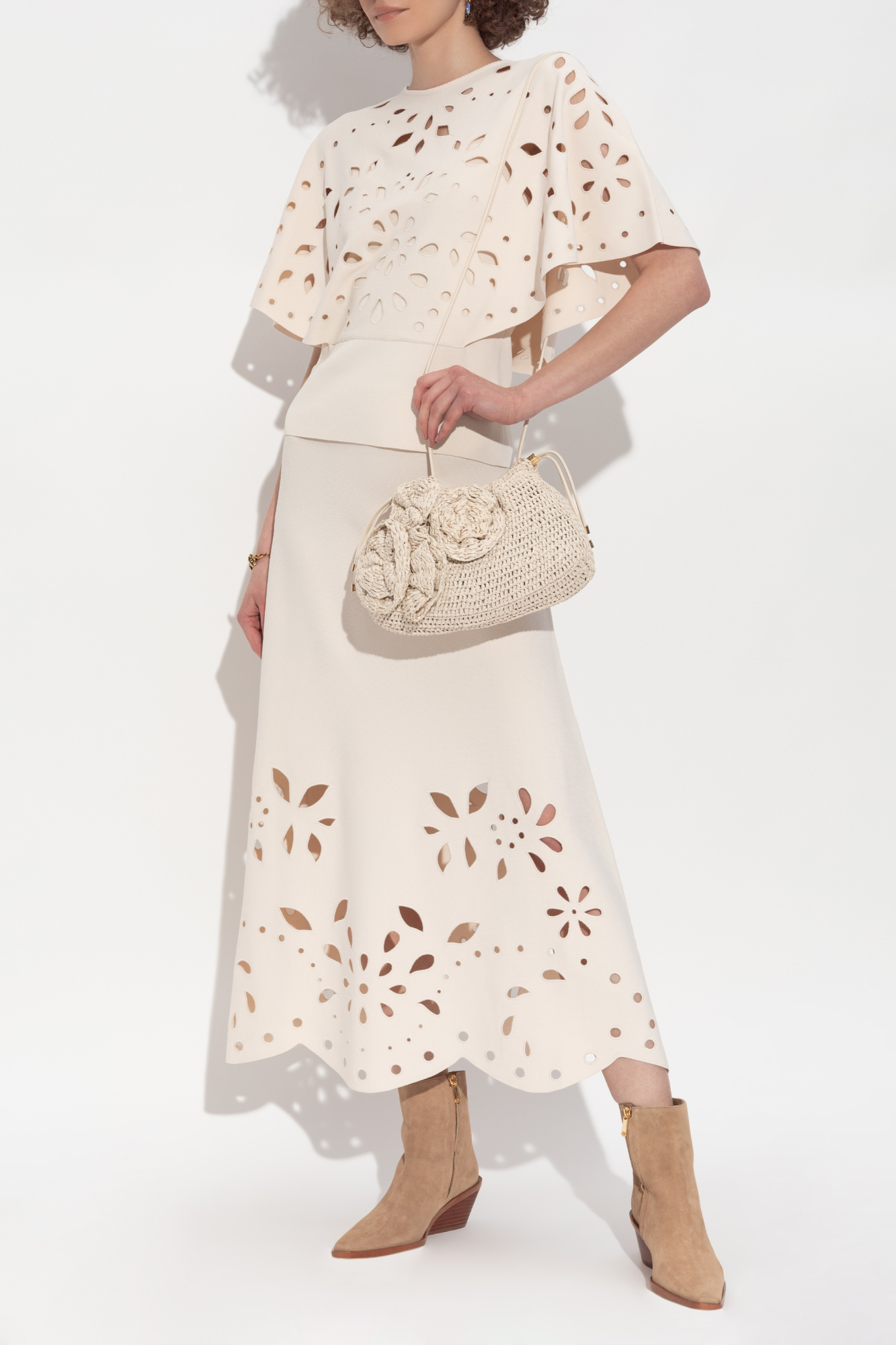 Skirt `Grace`, Women's, Cream