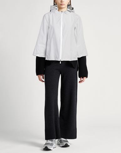 Herno Woman Jacket Light grey Size 6 Polyester, PTFE