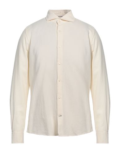 Joop! Man Shirt Cream Size 17 Cotton, Wool