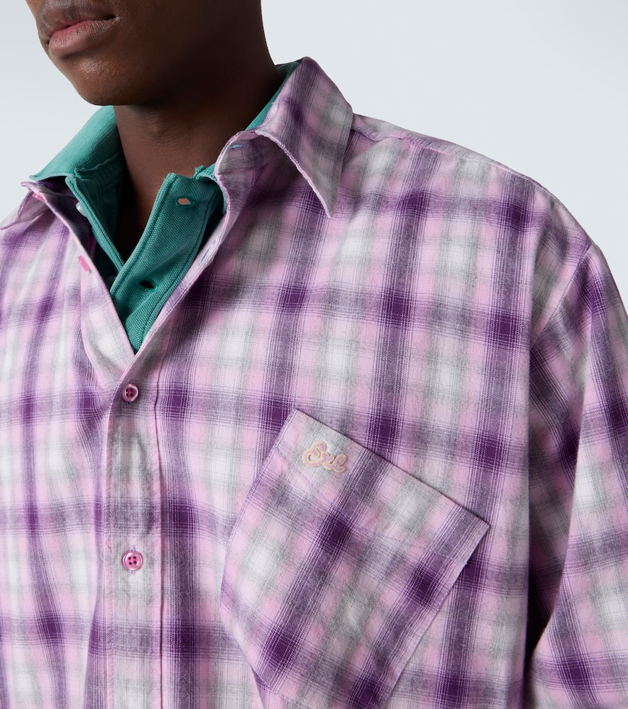 Checked cotton shirt