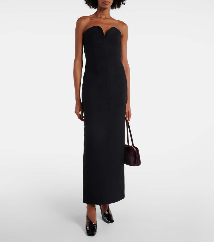 Yao strapless maxi dress
