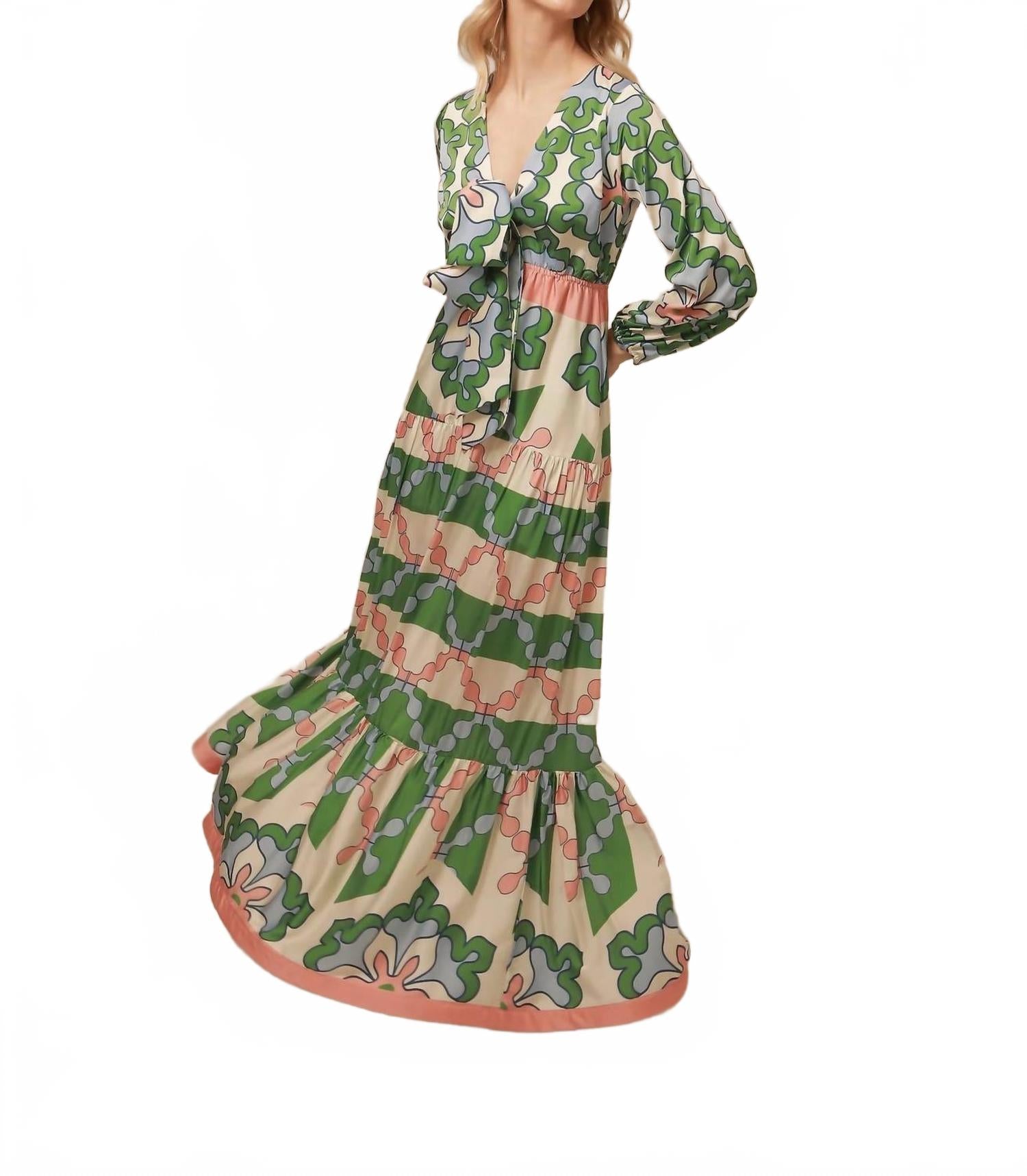 Floral Eva Maxi Dress In Multi
