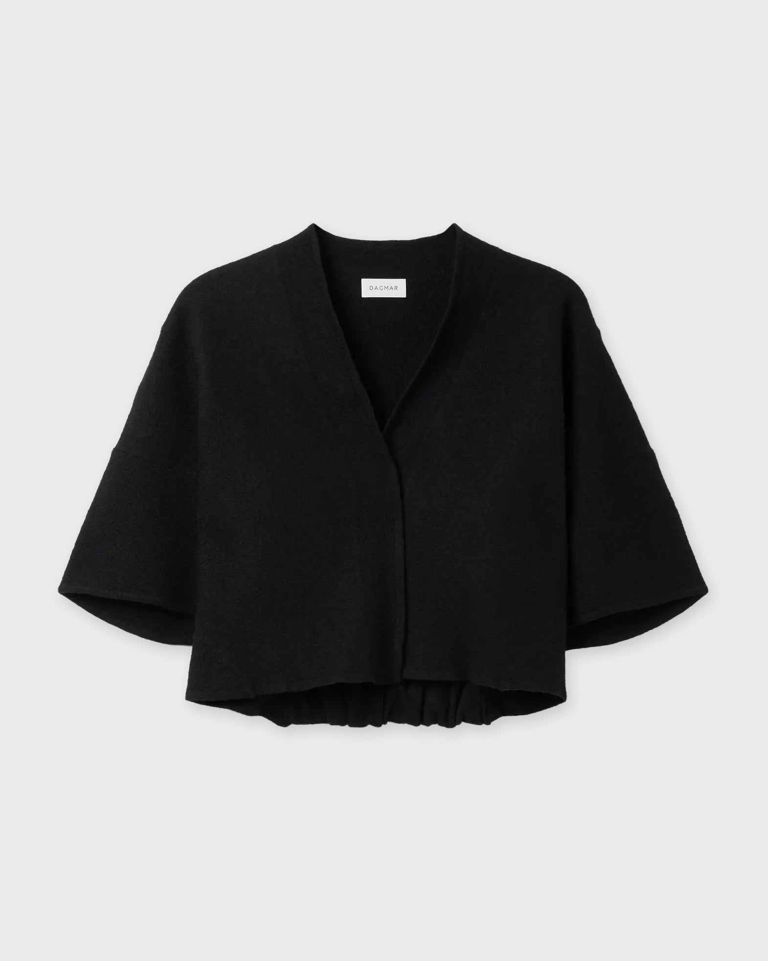 Dagmar Cardigan Short Wool Black