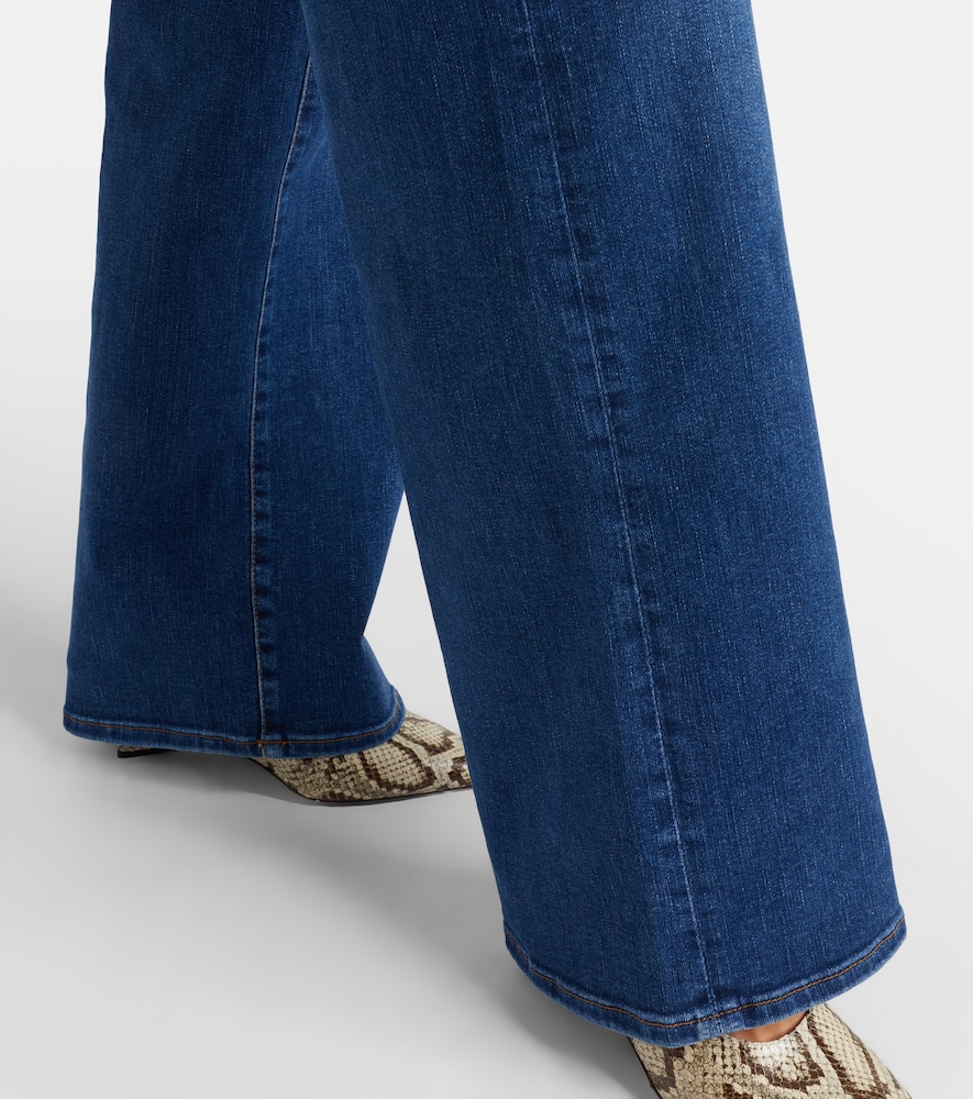 Le Slim high-rise wide-leg jeans