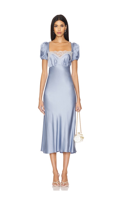 LPA Celeste Midi Dress in Slate. - S also in