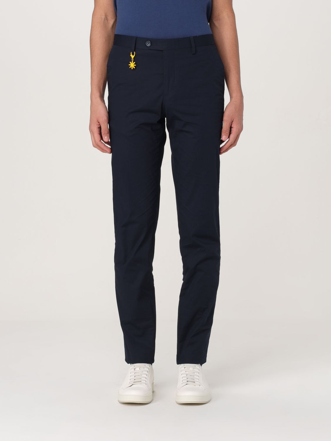 Pants Men color Blue