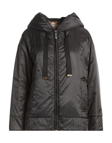 Woman Jacket Black Size 2 Polyester