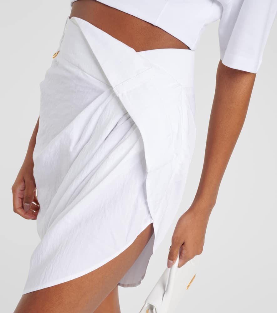 La Mini Jupe Saudade draped miniskirt