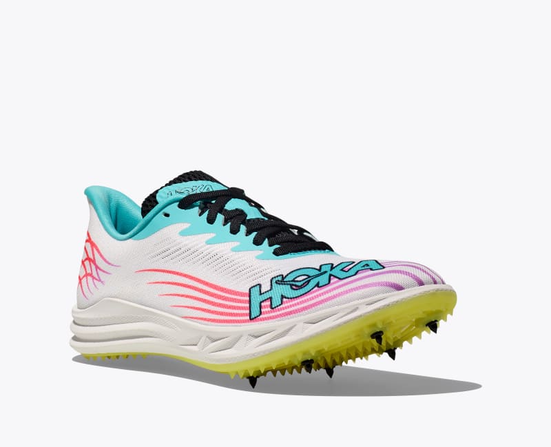 HOKA Crescendo MD 2 Shoes in White/Cielo Blue