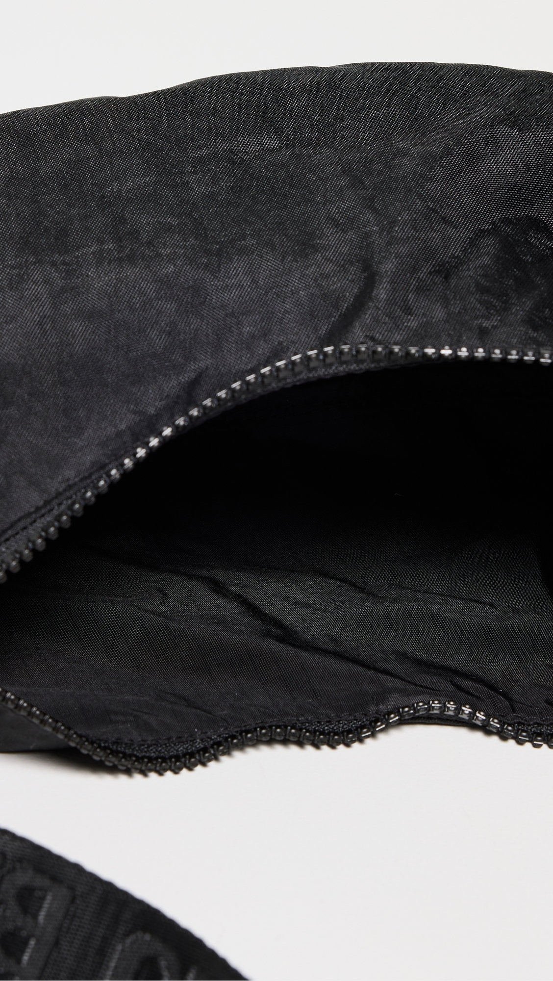 Small Nylon Crescent Bag Black One Size