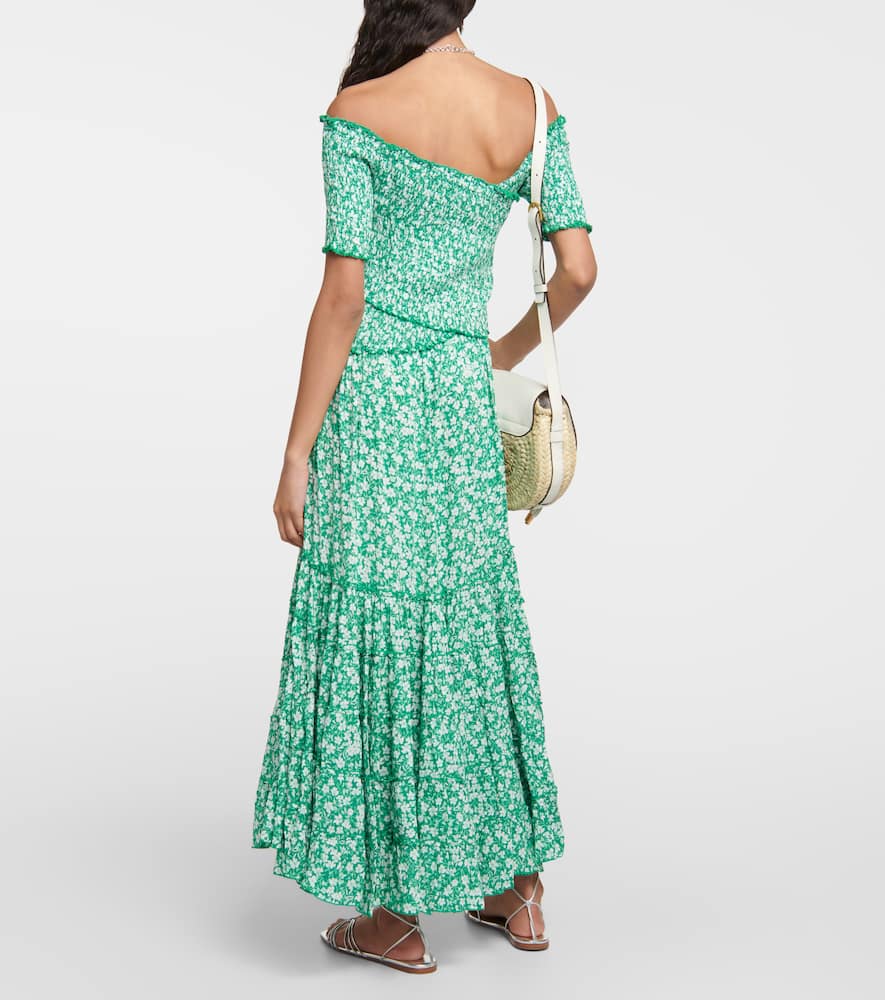 Poupette St Barth Soledad floral midi dress