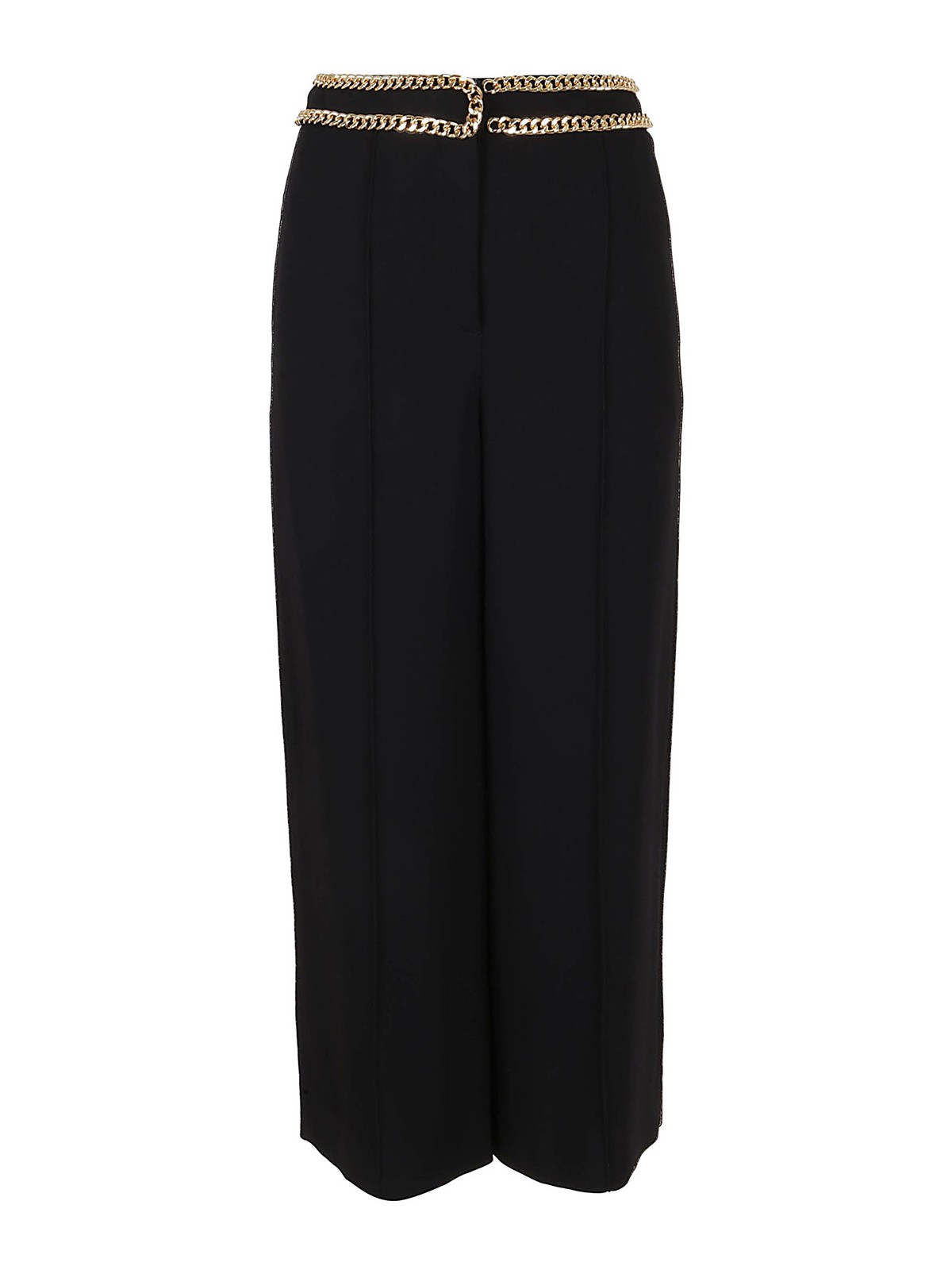 Chain detailed culotte trousers