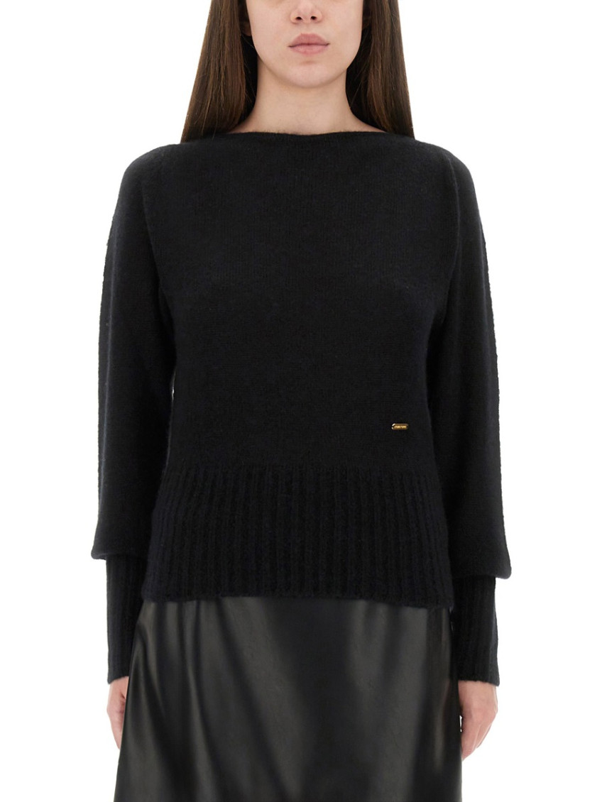 Boat-Neck Sweater