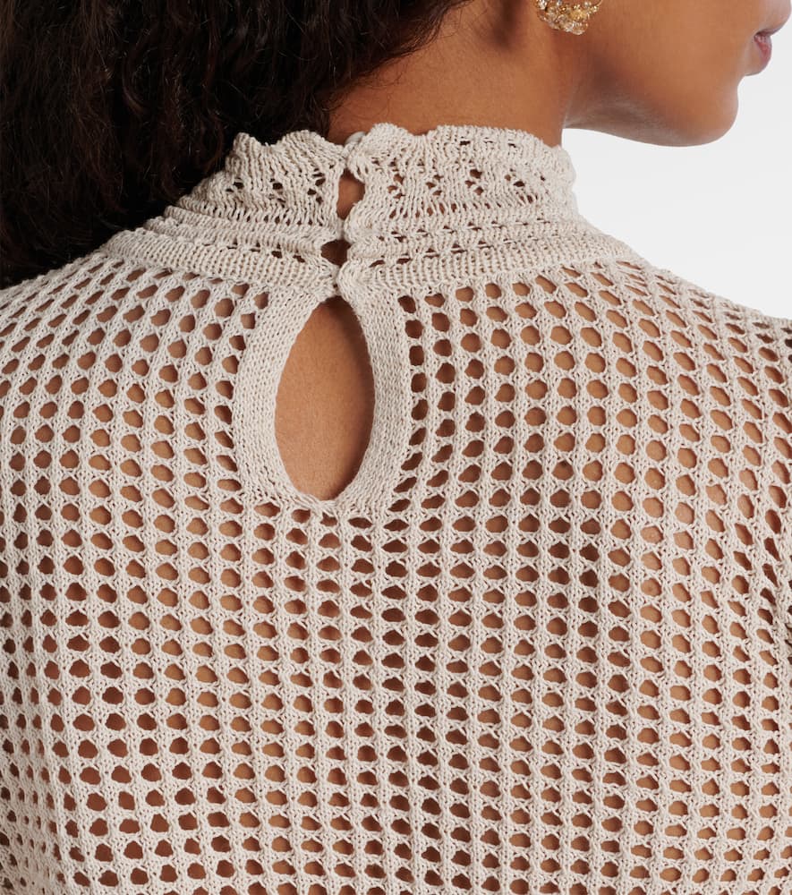 Dahara open-knit sweater