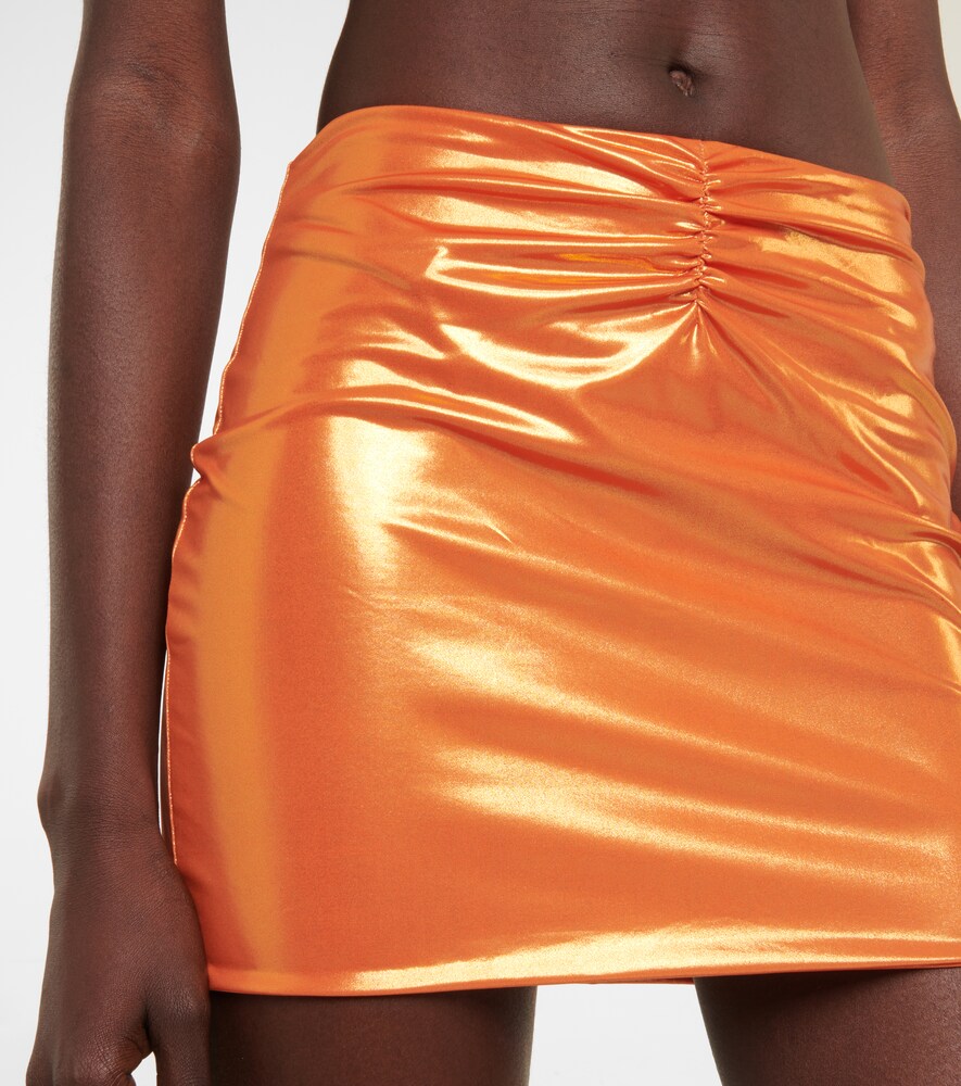 Metallic miniskirt