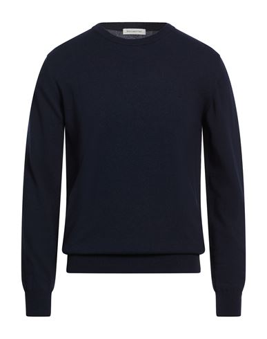 Man Sweater Midnight blue Size XL Polyamide, Viscose, Wool, Cashmere
