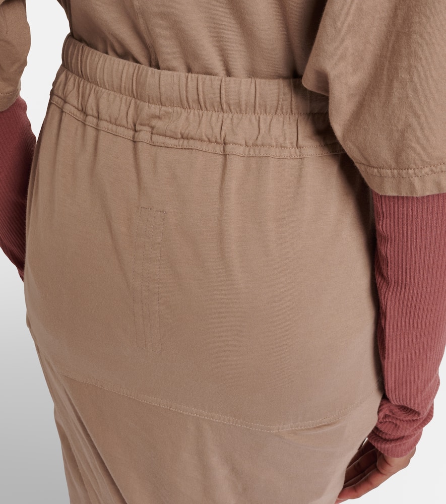 Cotton jersey maxi skirt