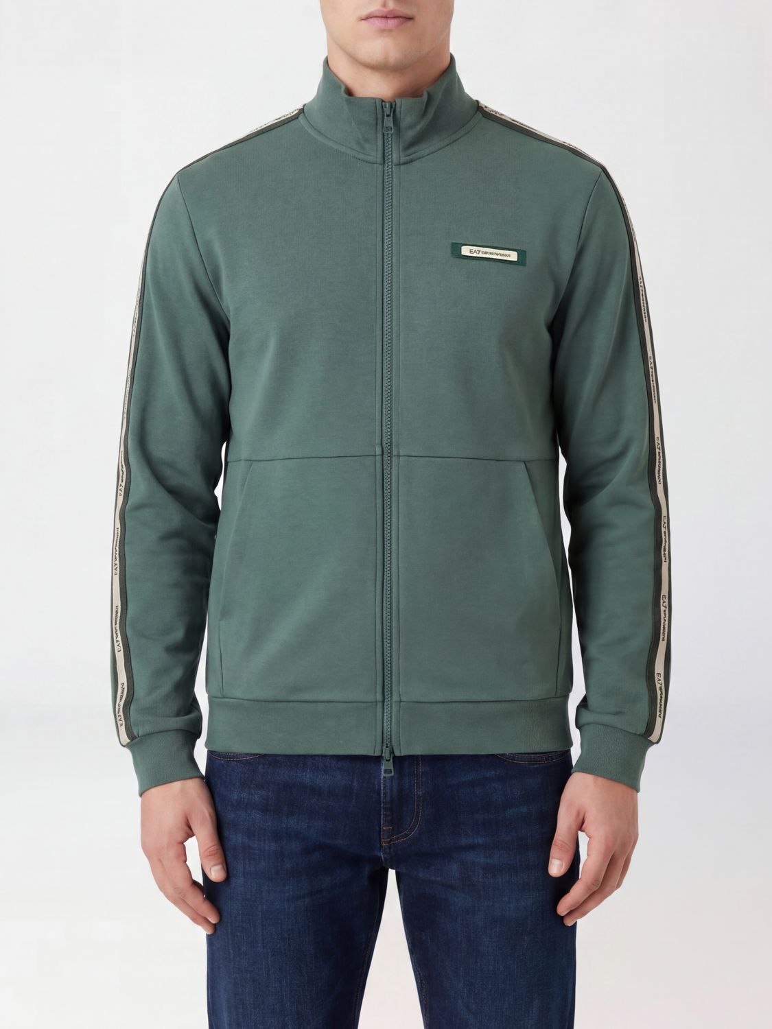 Sweatshirt Men color Green