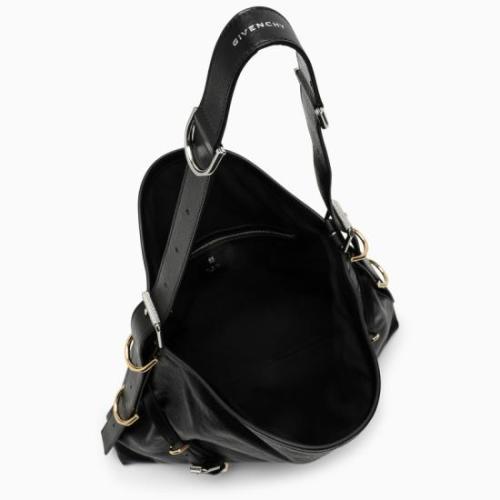 Medium Voyou shoulder bag - Black