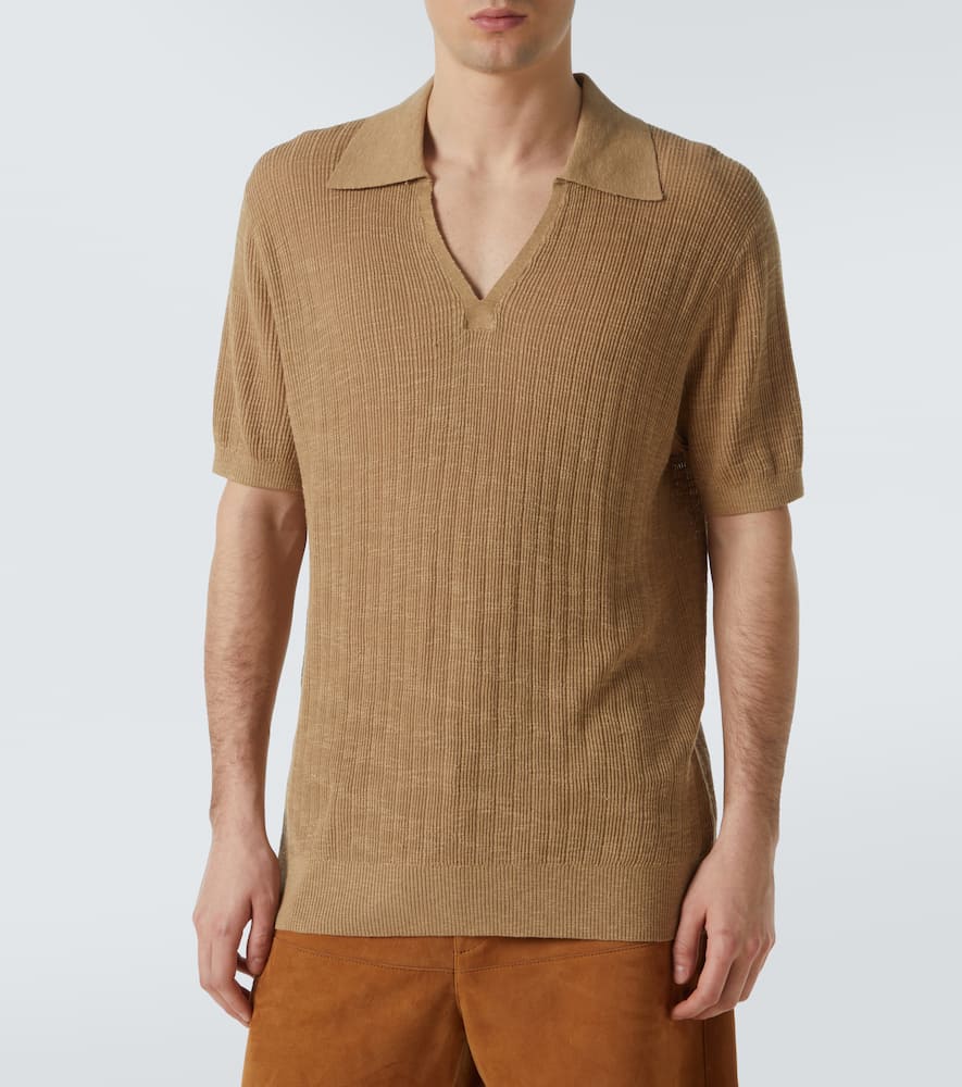 Joaquim cotton-blend polo sweater