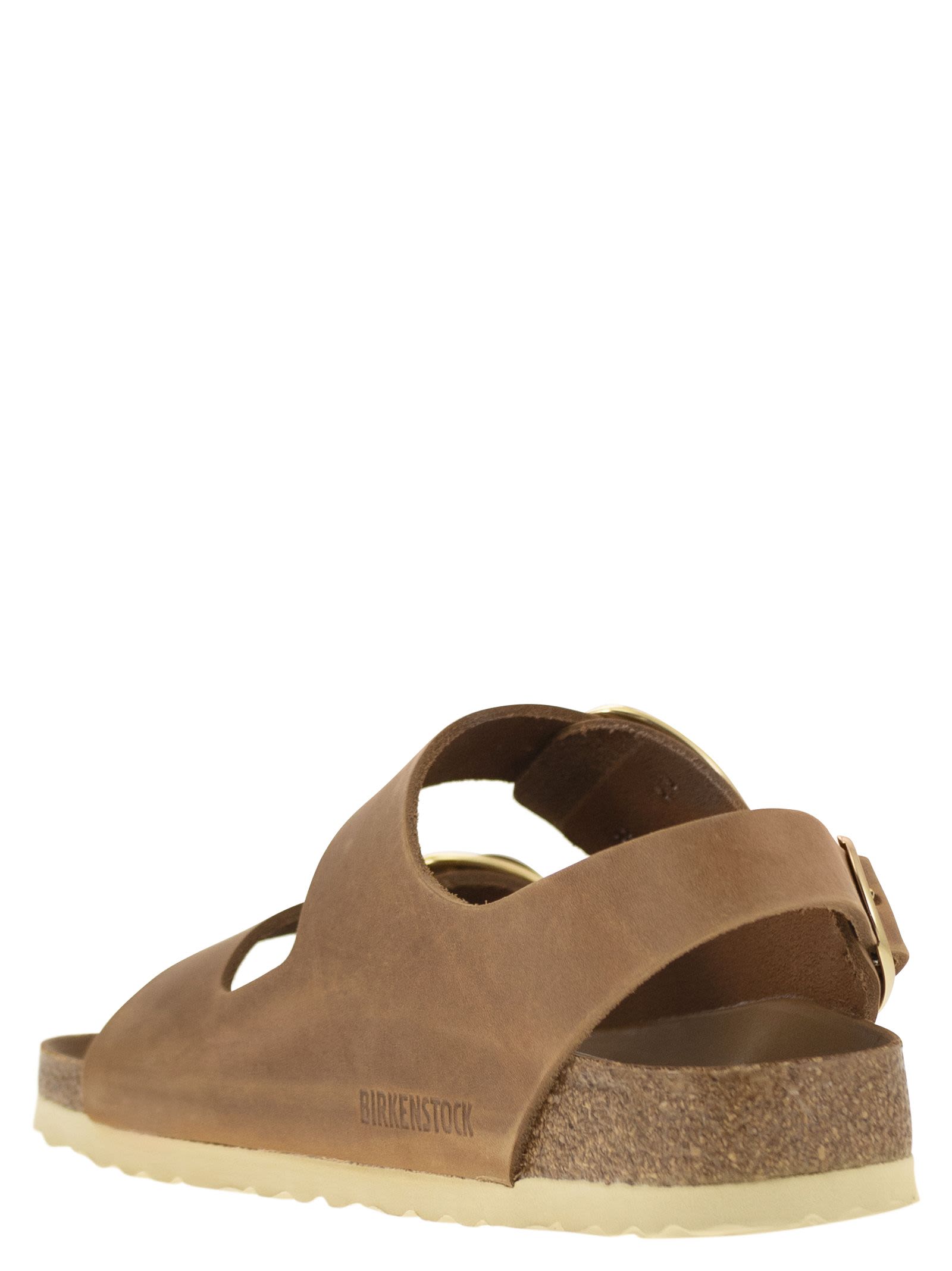 Birkenstock Milano Big Buckle Oiled Leather Sanda