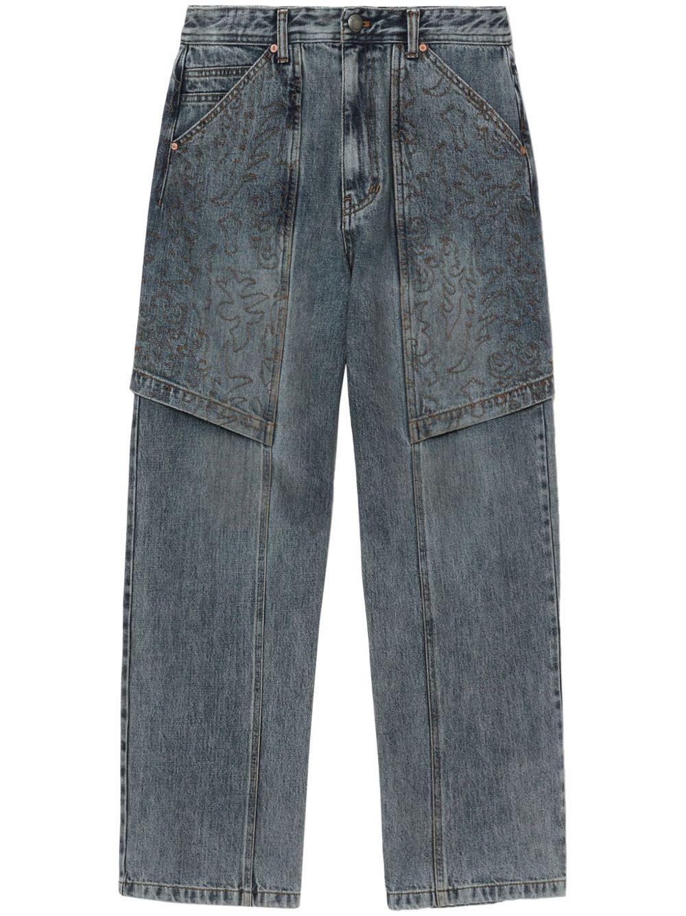 Straight-leg jeans - Blue