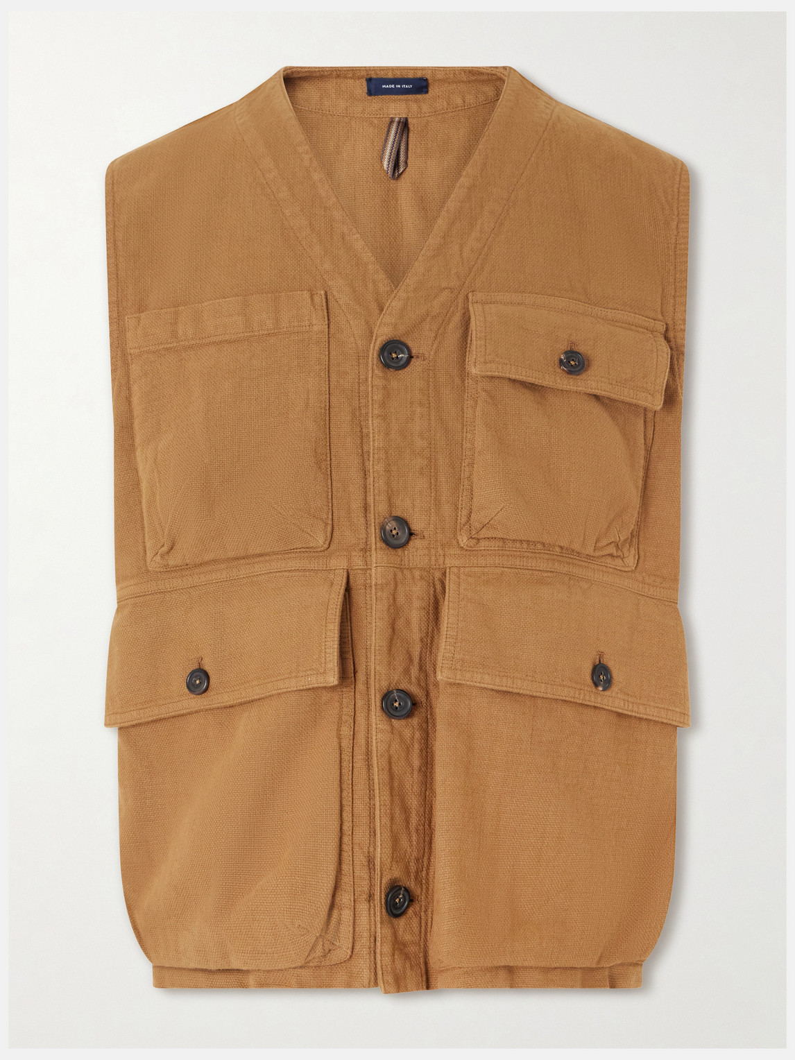 Cotton-Drill Utility Vest
