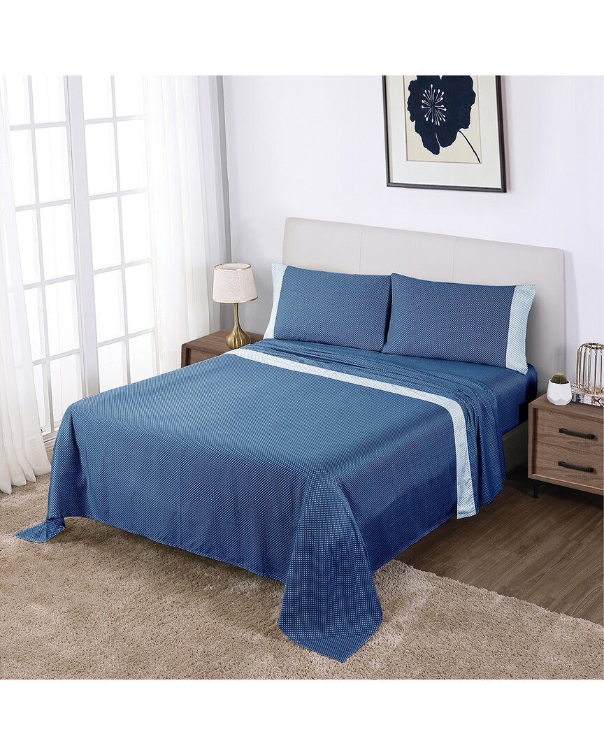 Westhill Dot Sateen 300 Thread Count Sheet Set