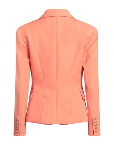 Woman Blazer Salmon pink Size 2 Virgin Wool