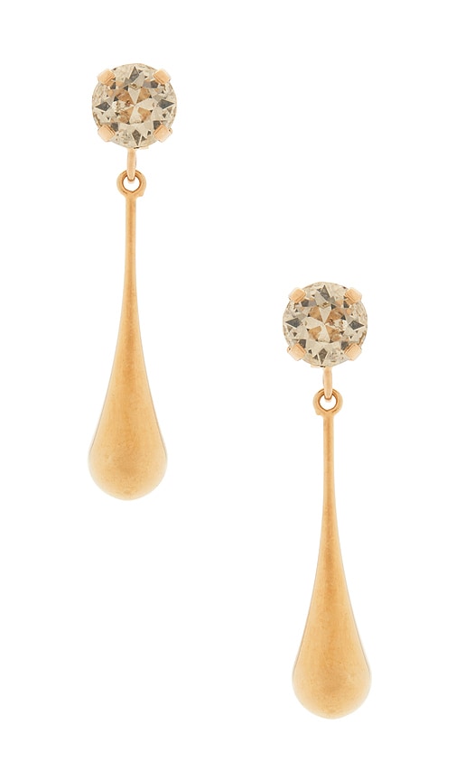 Anton Heunis Drop Earrings in Metallic Gold